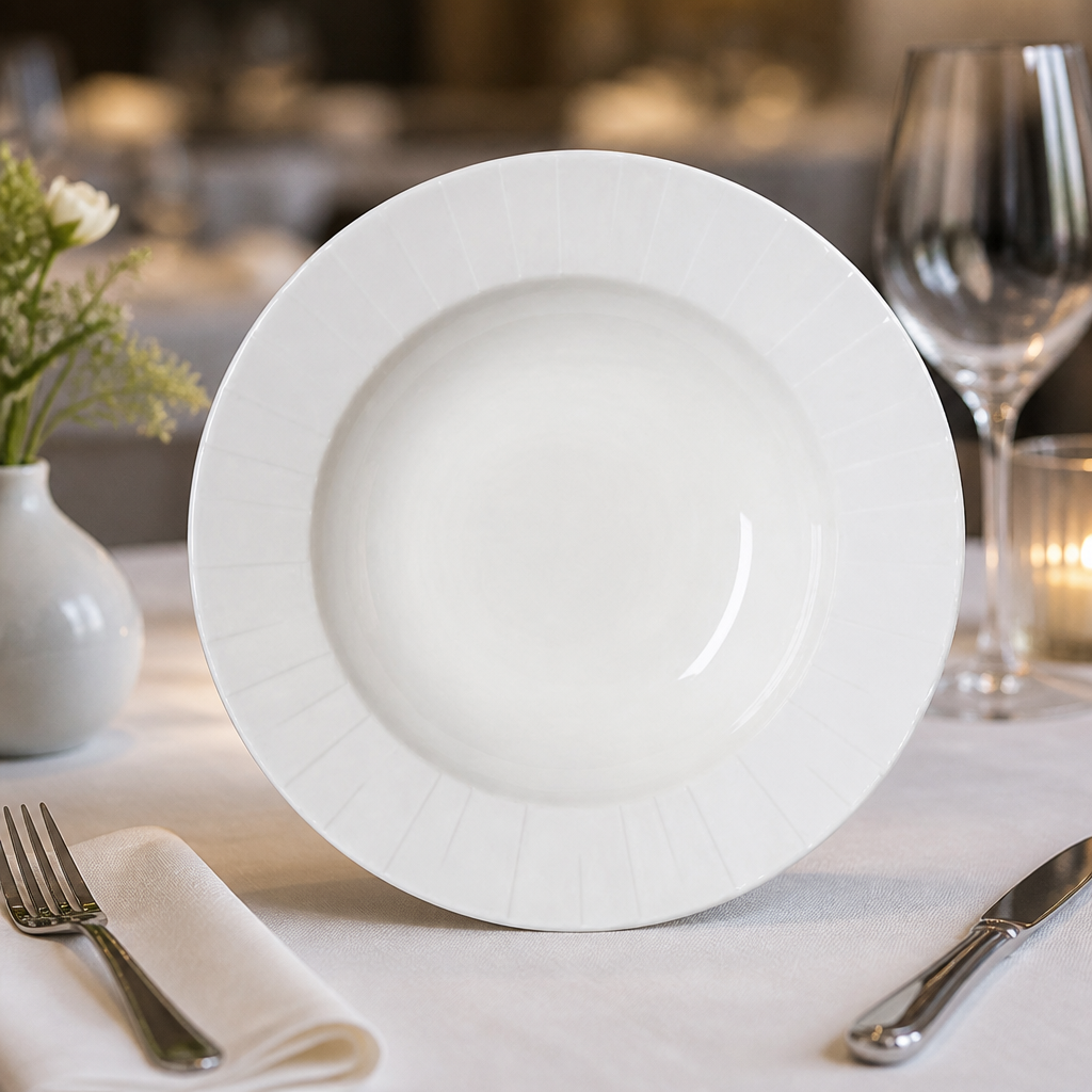 Commercial Mid Rim Bowls 240mm 340ml 24 Pack