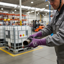 Premium Lightweight Nitrile Coated 25cm Gauntlet Gloves for Oil and Water Resistance