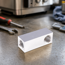 Commercial Bains Marie Tap Connector 30mm Aluminium Parts