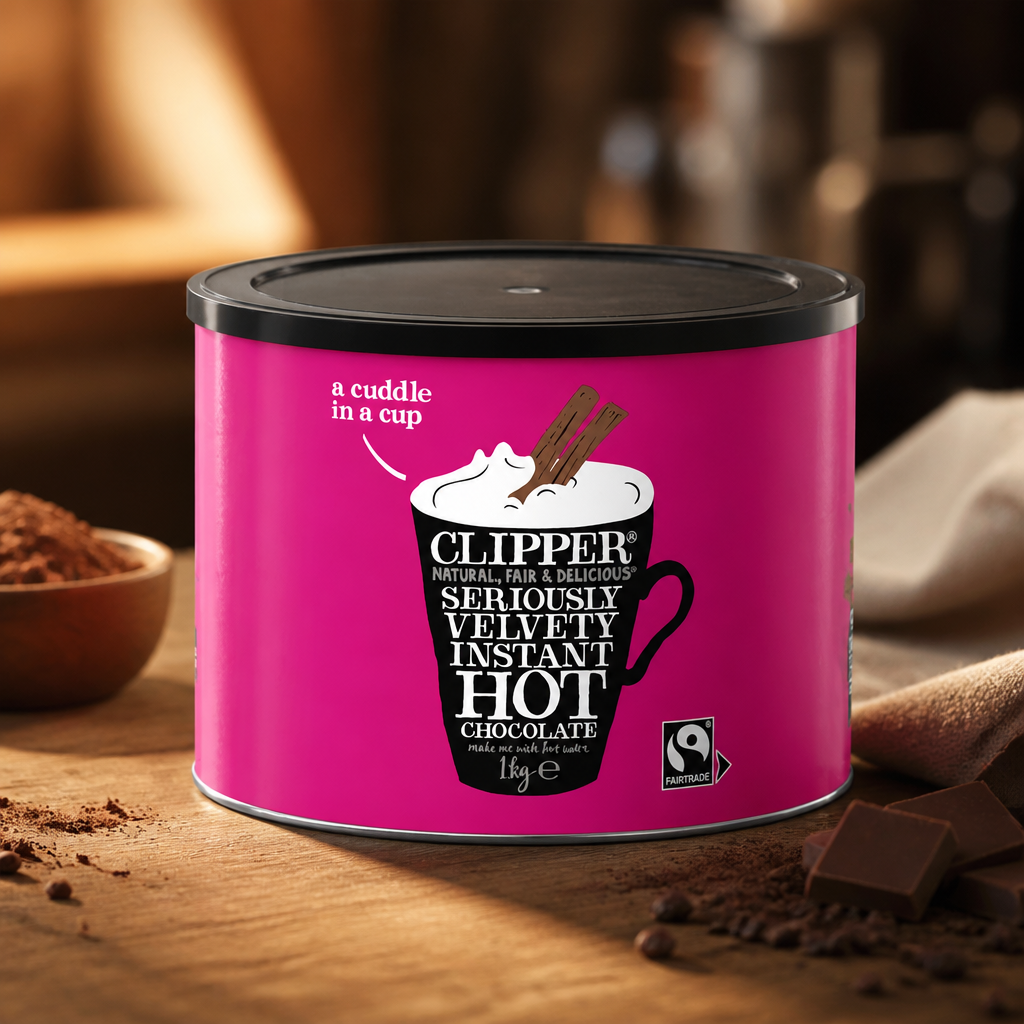 Commercial Fairtrade Velvety Hot Chocolate 1kg Bulk Pack
