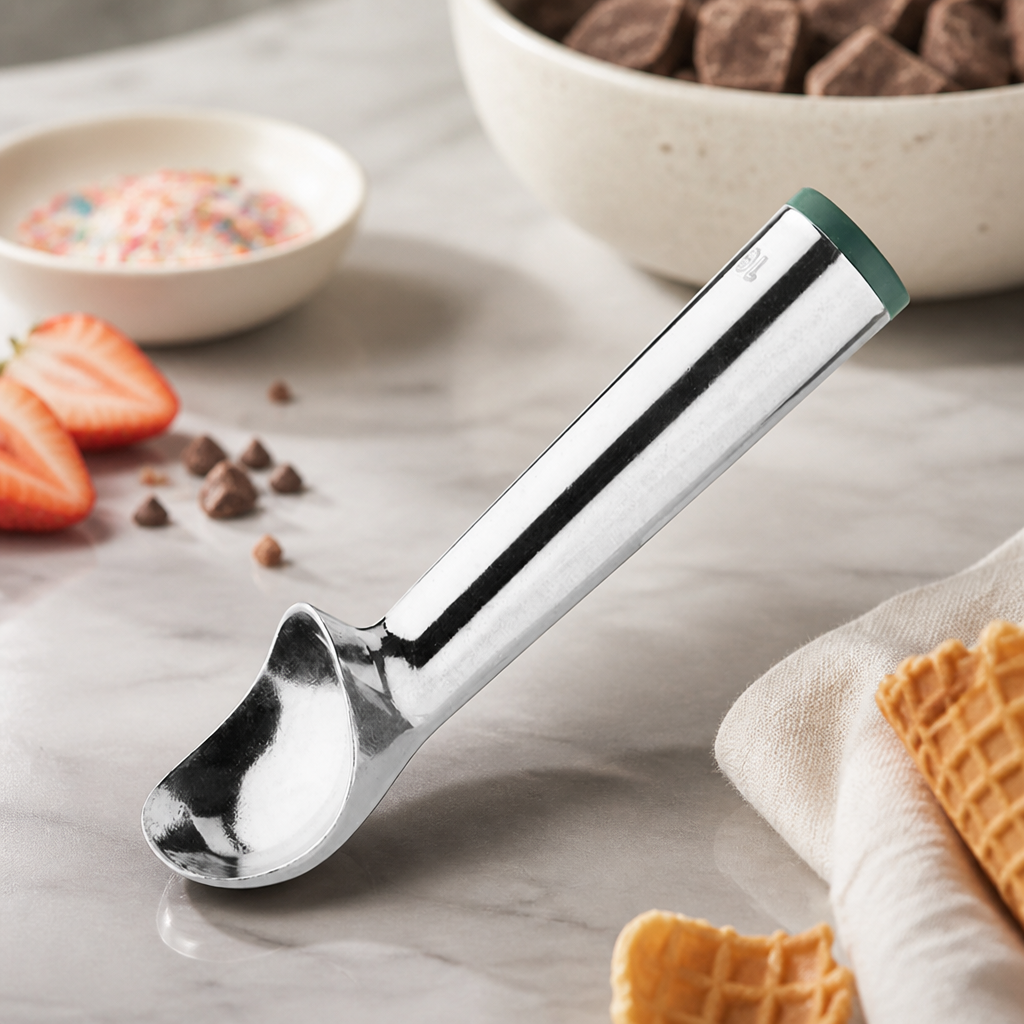 Commercial Ice Cream Scoop 2.5oz with Green Cap