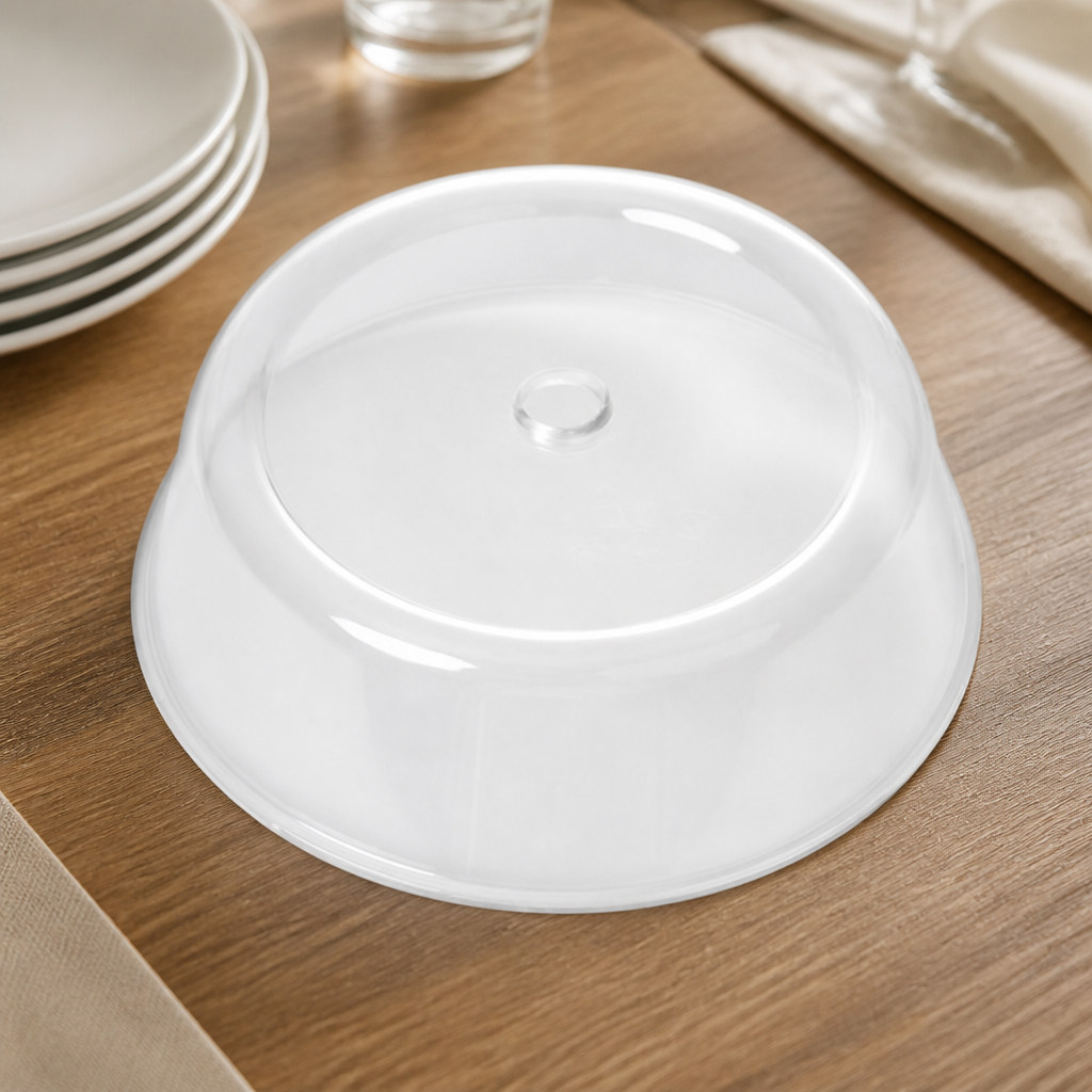 Commercial Polycarbonate Plate Cover 60mm Clear Cloches