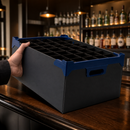 Commercial Glass Storage Carry Box for 35 Champagne Flutes