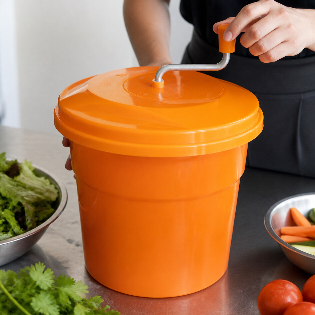 20L Commercial Manual Salad Spinner for kitchen use