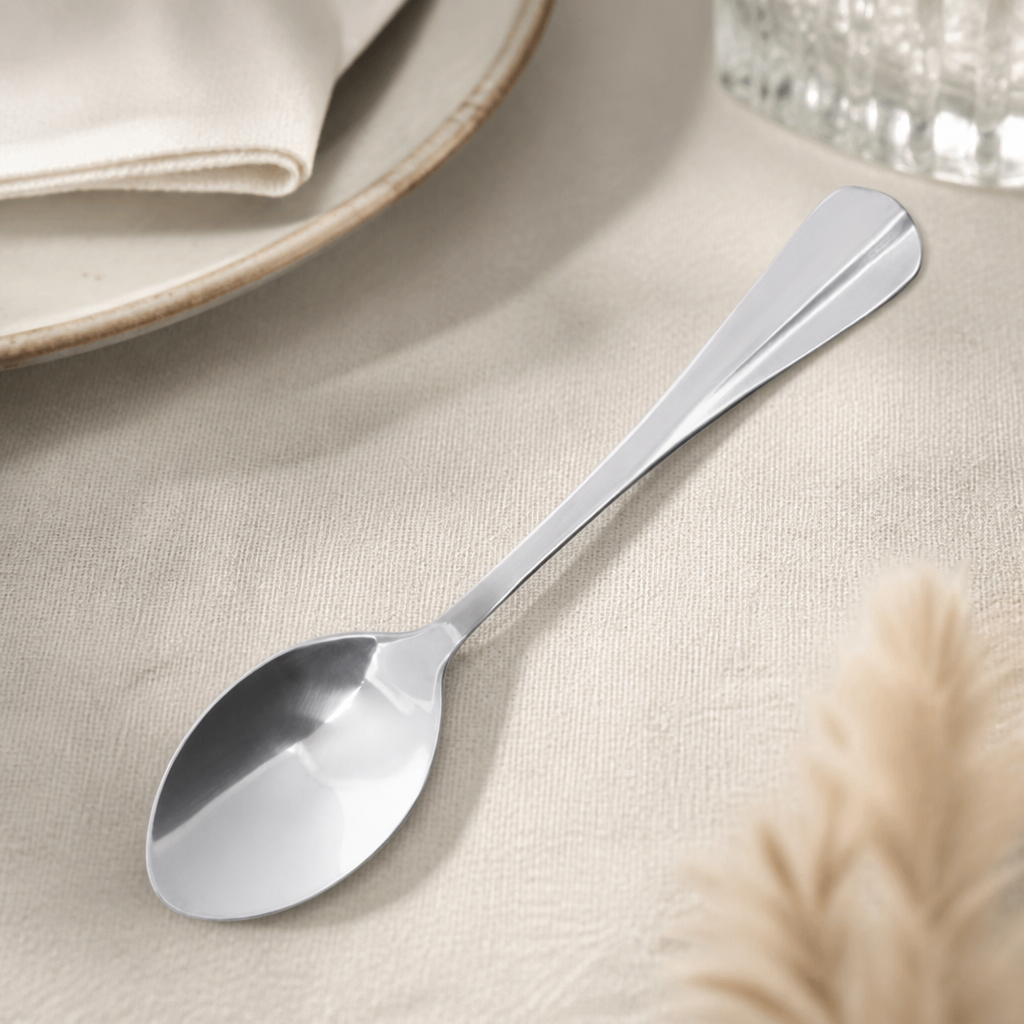 Commercial Dessert Spoons 180mm High Polish Finish 12 Pack