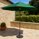 Commercial Round Parasol 2.5m Diameter Green Outdoor Umbrella