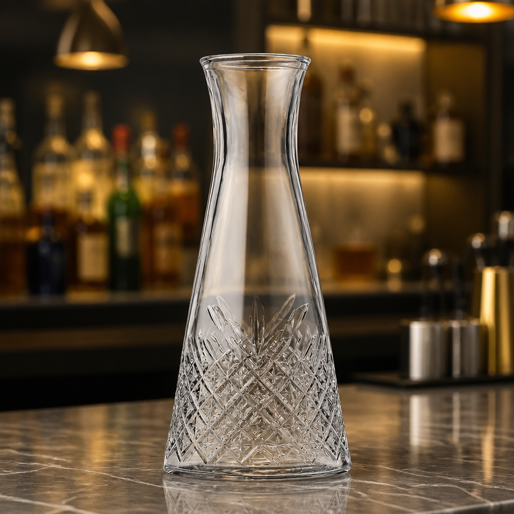 940ml Commercial Vintage Glass Carafes - 6 Pack