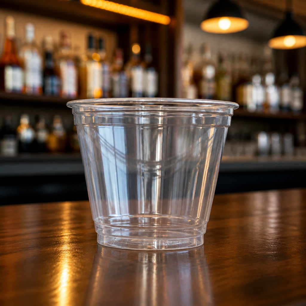 270ml Clear Disposable Smoothie Cups 1000 Pack rPET