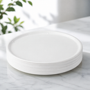 Commercial Compostable Bagasse Round Plates 304mm 50 Pack