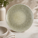 Commercial Coupe Plates 164mm Organic Grain Speckled Green 12 Pack