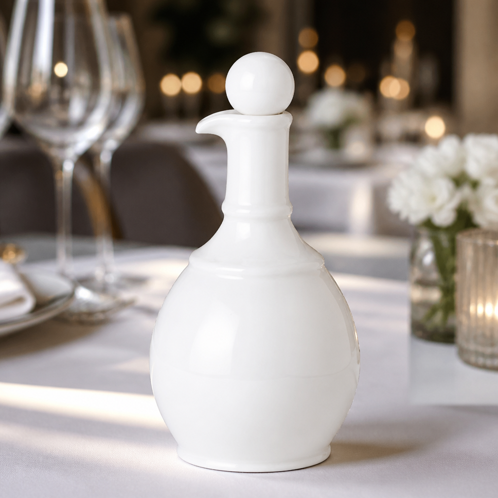 Commercial oil and vinegar bottles with ceramic stoppers