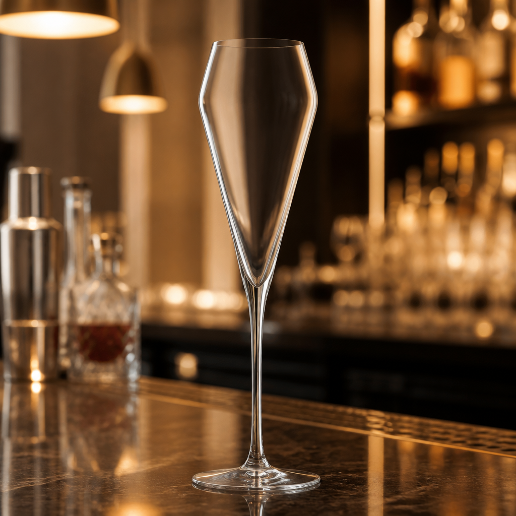Commercial Champagne Glasses 220ml Clear 6 Pack