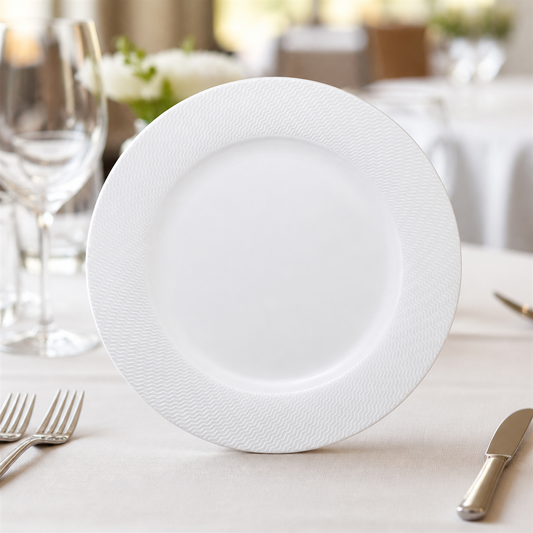 Pack of 12 Commercial Lahari Classic Plates 300mm