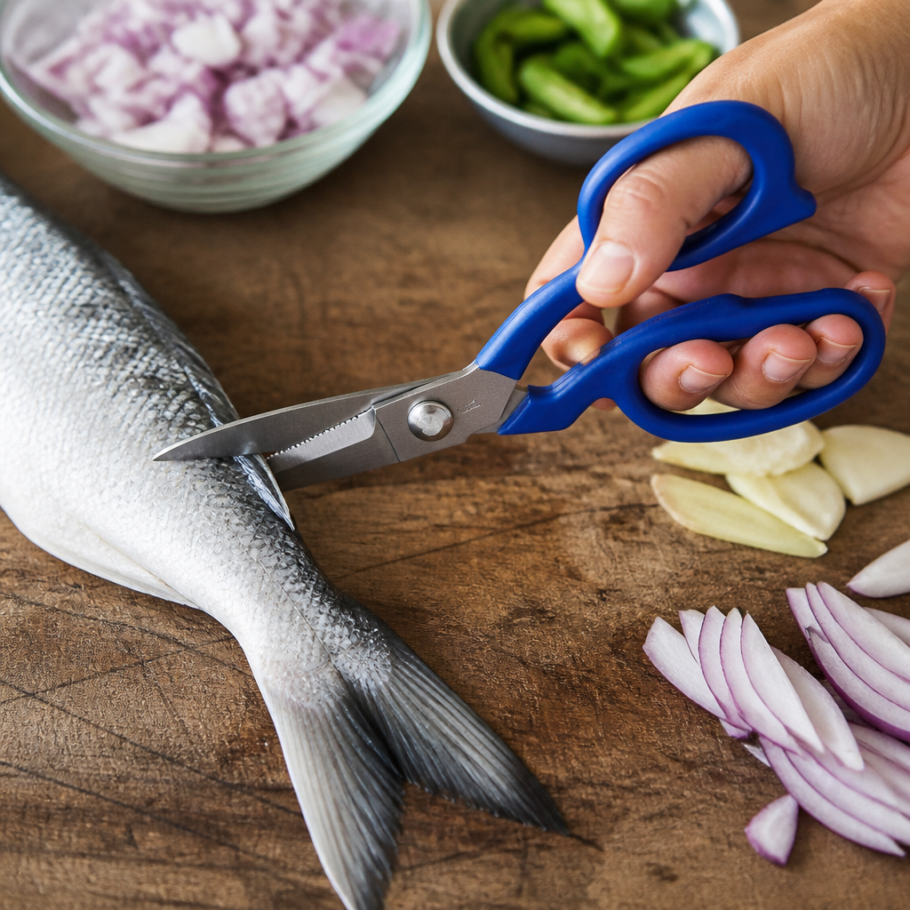 10 inch kitchen scissors for fish preparation
