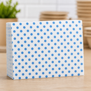 Greaseproof Paper Burger Wraps 200x250mm Blue Dot 200 Pack