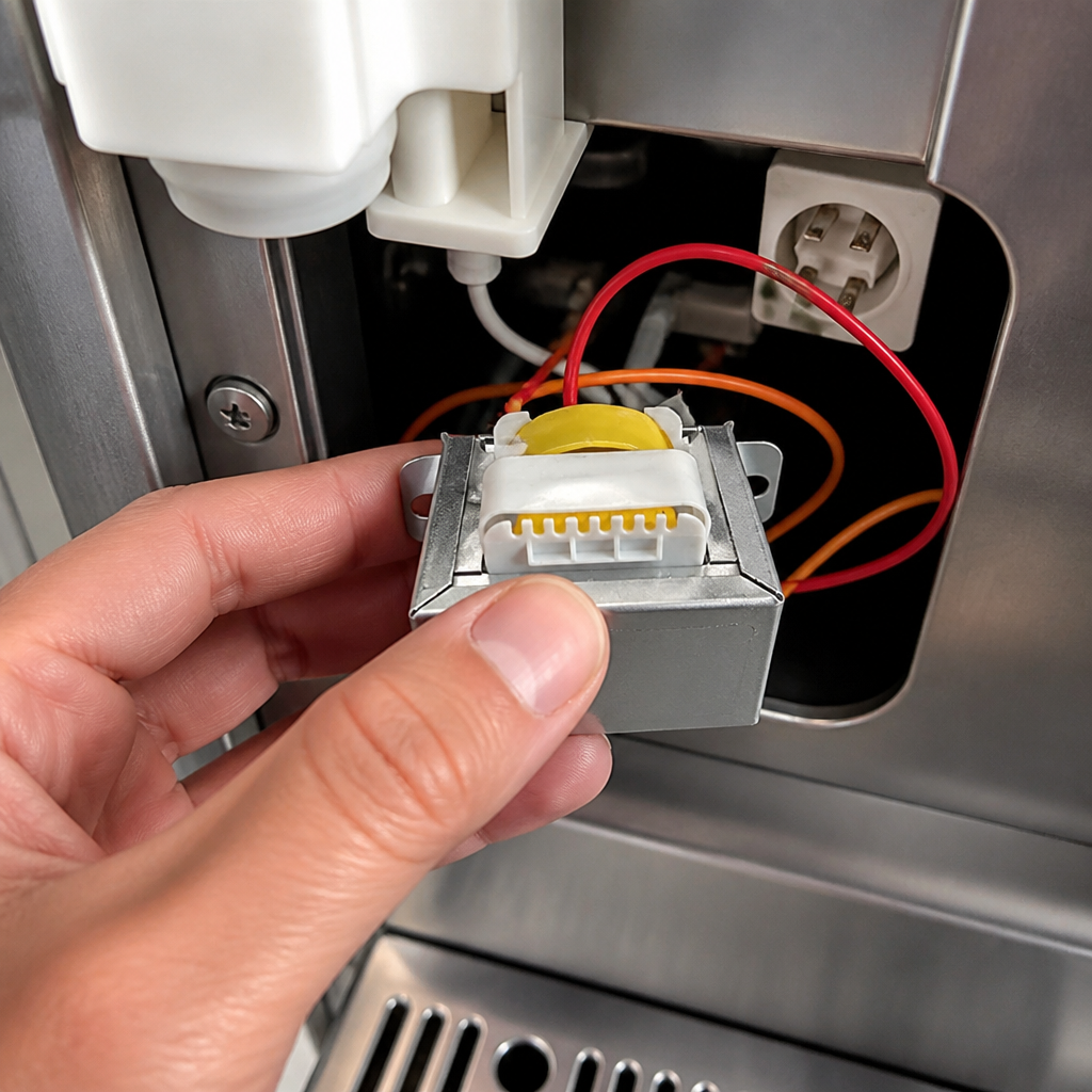 Genuine replacement transformer for commercial ice cream maker