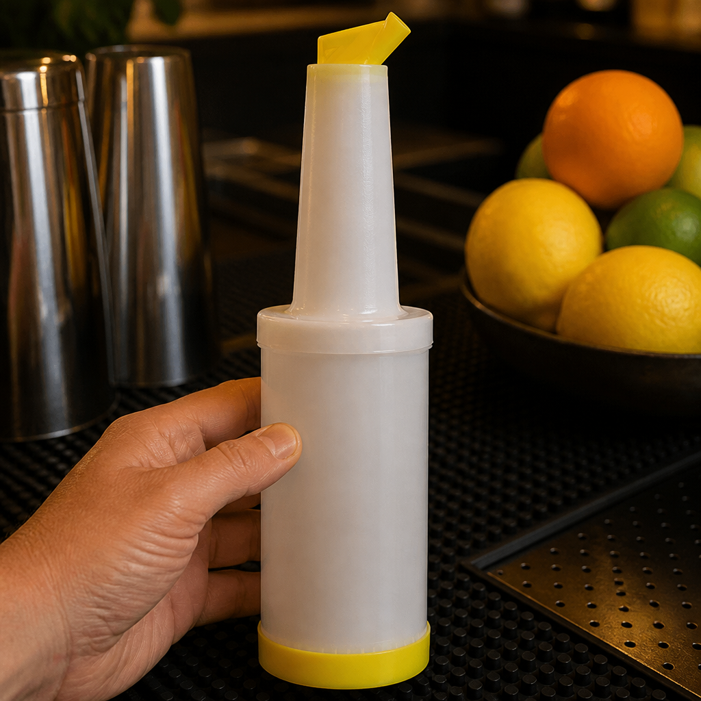 Commercial Juice Pourer with Detachable Lid 870ml Yellow