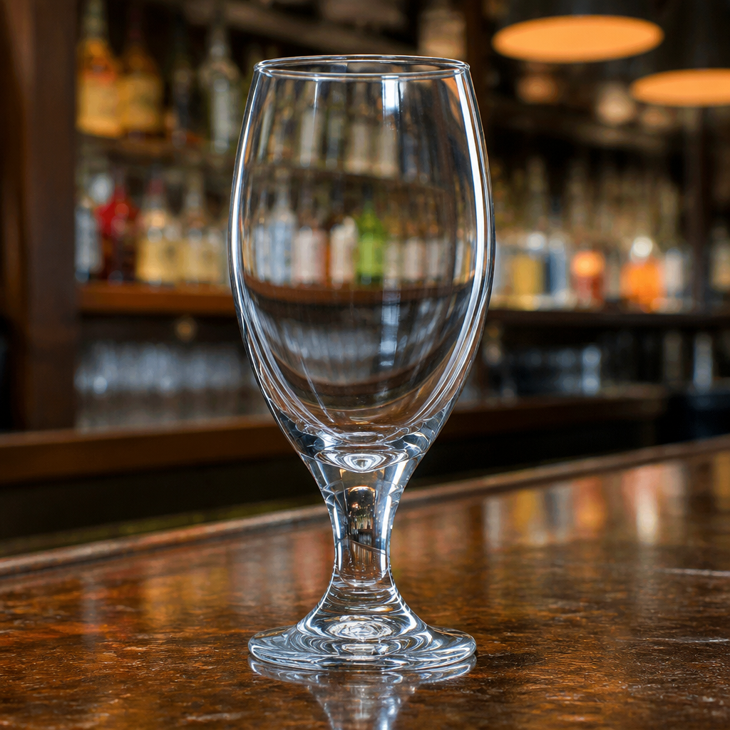 Pack of 12 Commercial Stemmed Beer Glasses 440ml