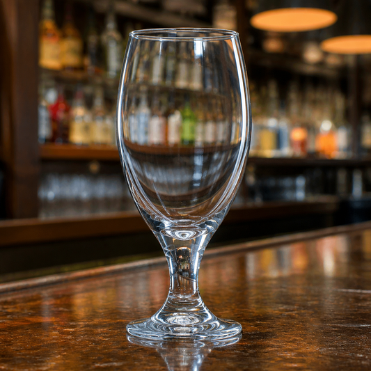 Pack of 12 Commercial Stemmed Beer Glasses 440ml
