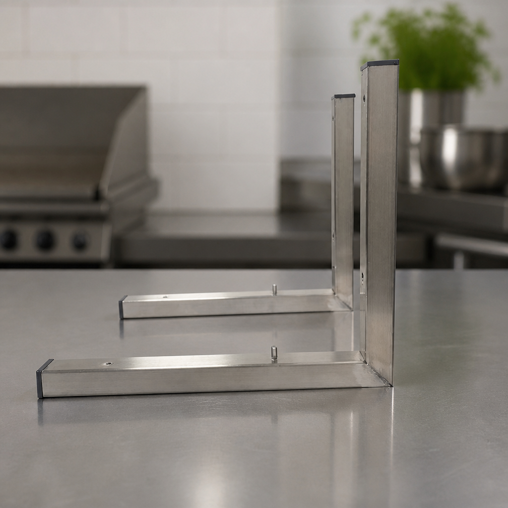 Commercial Wall Brackets for Salamander Grill - Set of 2