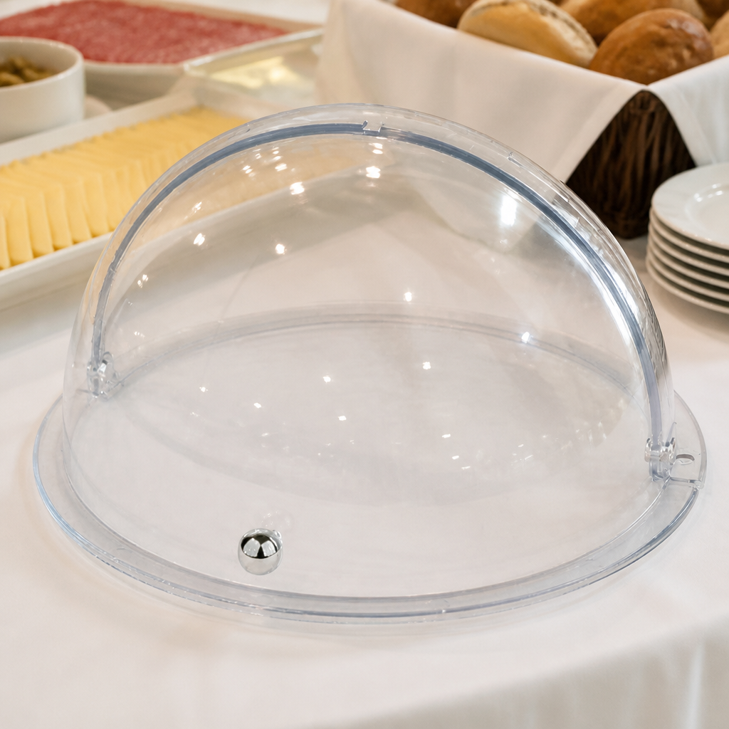 Commercial Rolltop Food Cover 200mm height 380mm diameter