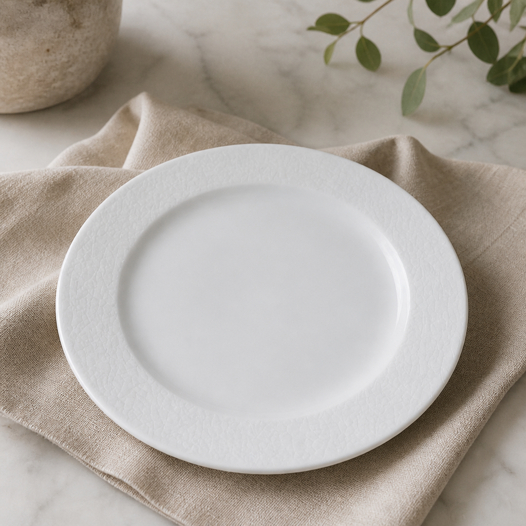 Commercial Ceramic Plates 170mm 12 Pack Dishwasher Safe