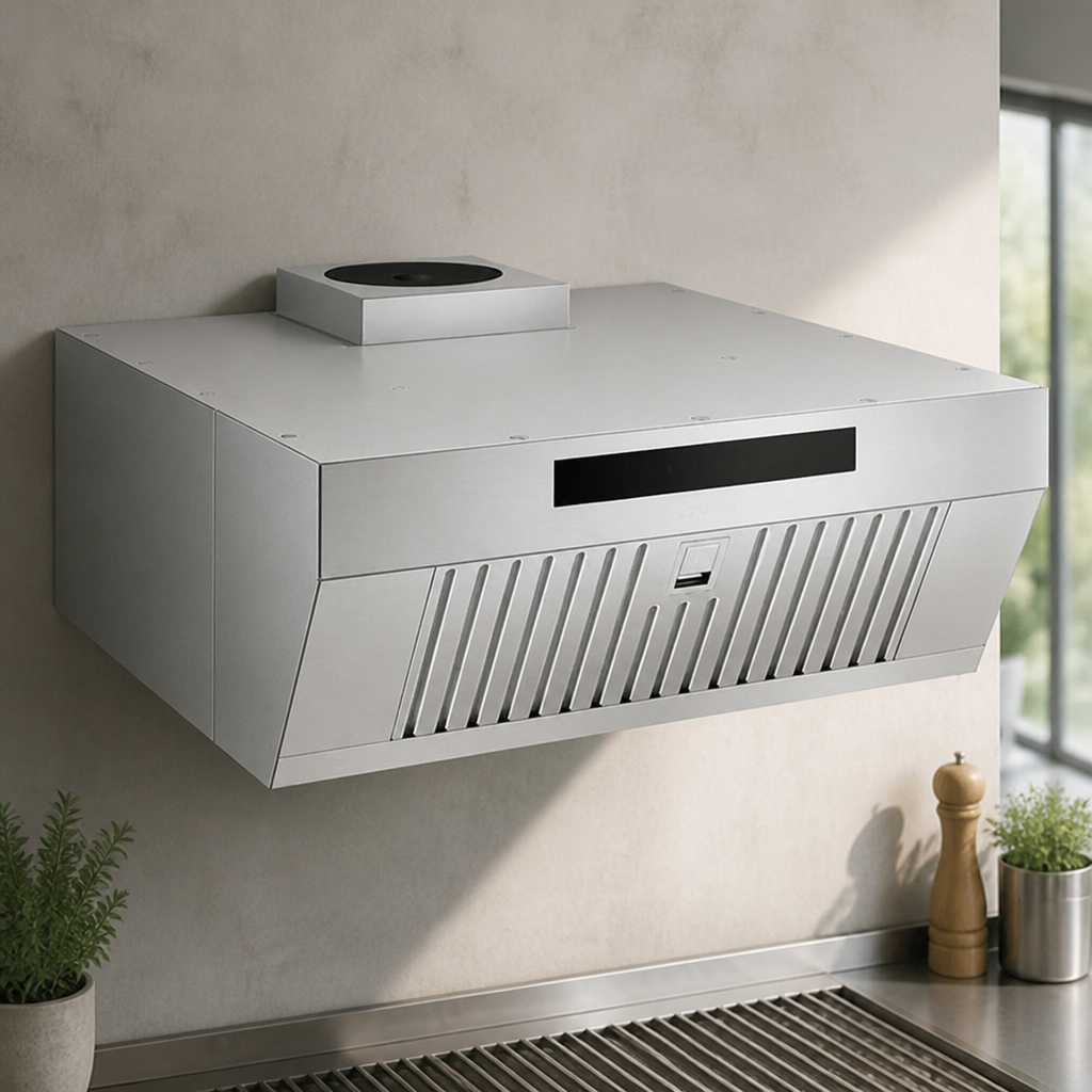 Commercial Condense Exhaust Hood 602mm Stainless Steel Silver