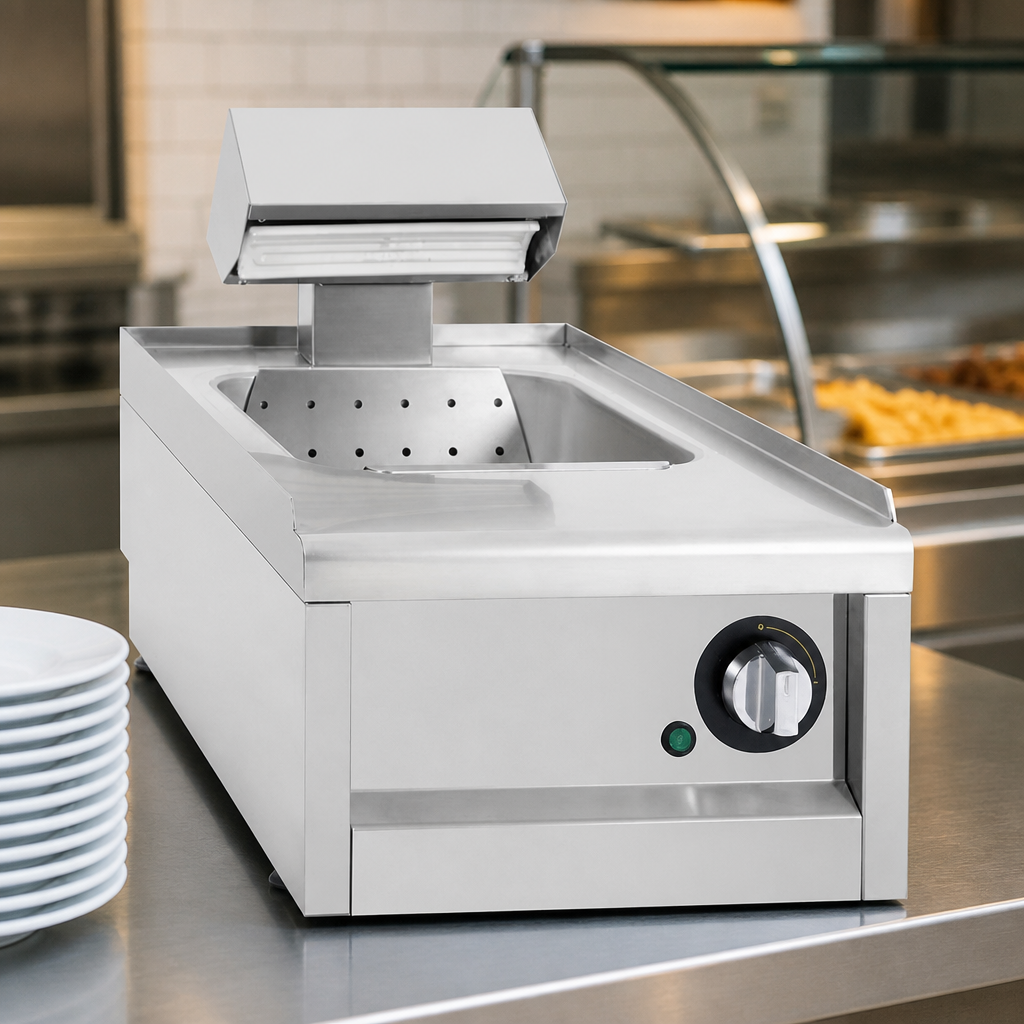 600mm Electric Chip Scuttle for Commercial Kitchens