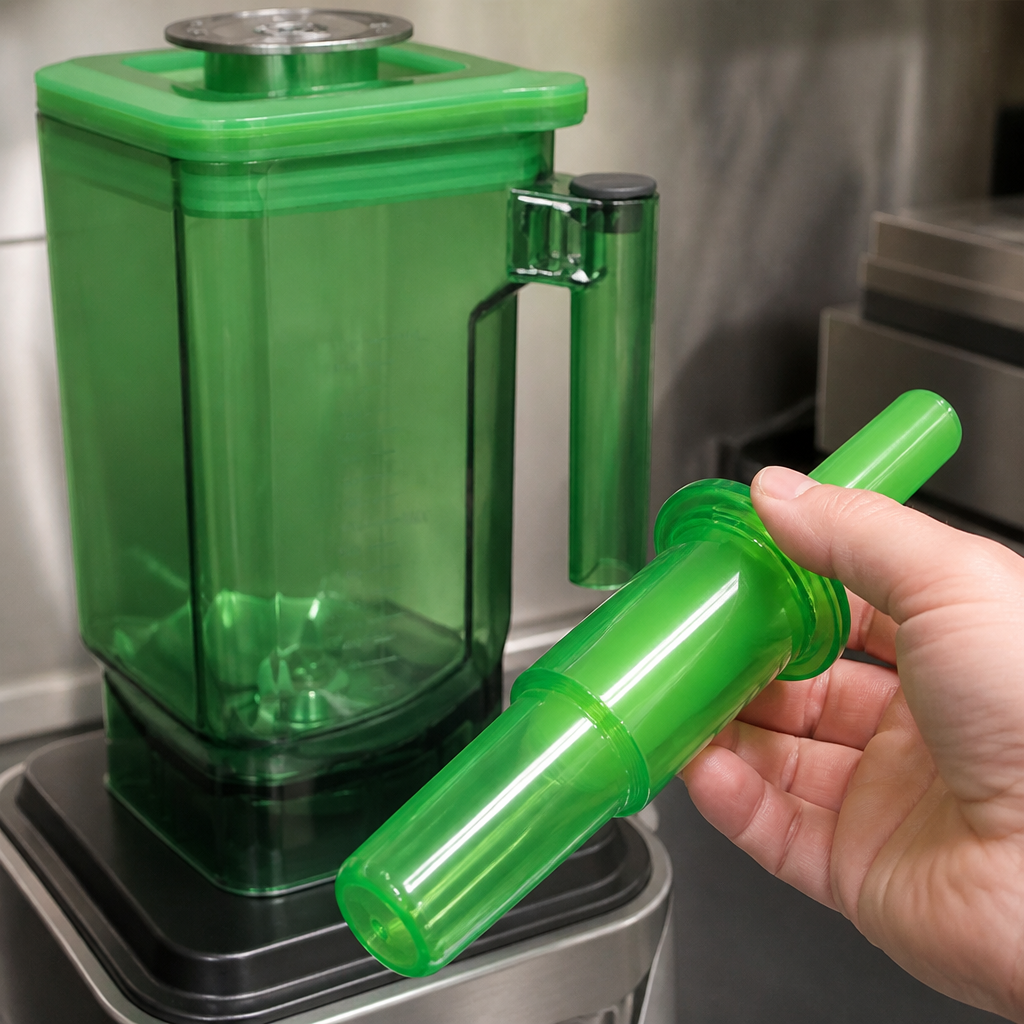 Commercial Blender Jug Green 255mm High for Bar Blenders