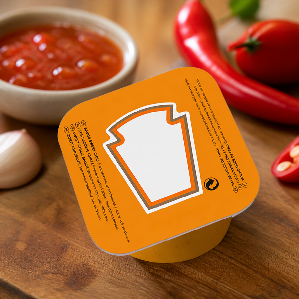 Commercial Sweet Chili Dip Pots 25ml - 100 Pack