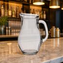 Commercial Glass Jugs 1Ltr Bistro Style - 6 Pack