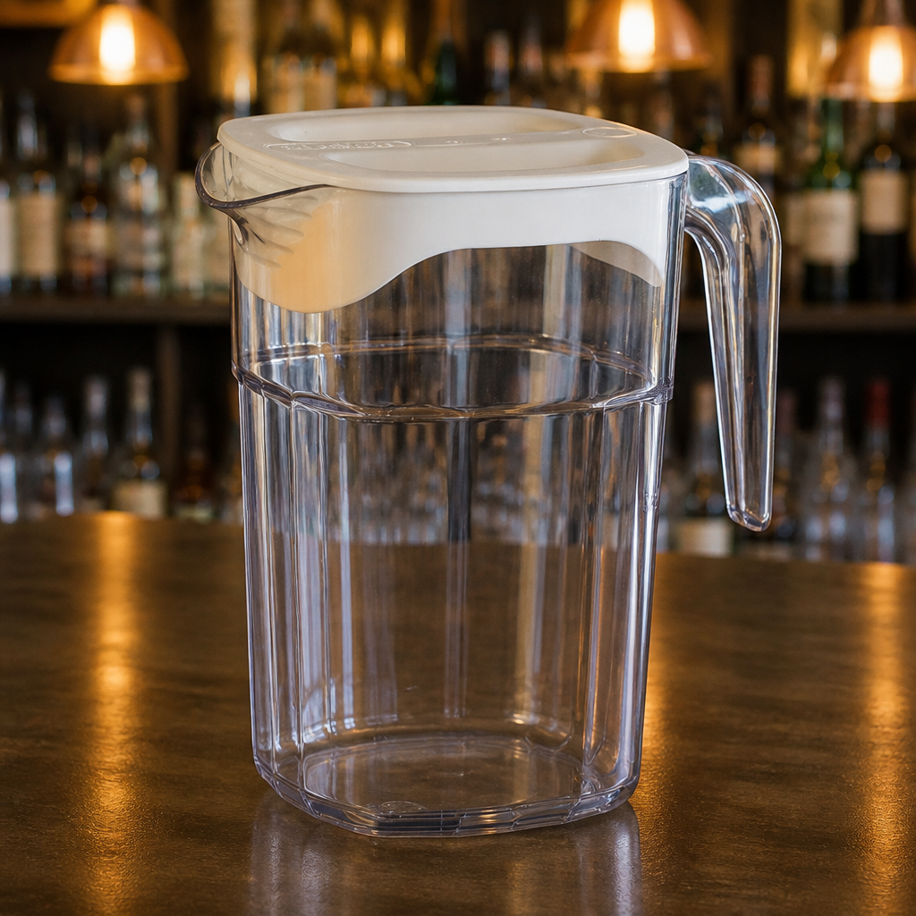 Commercial Transparent Polycarbonate Jug 1.4L 47oz