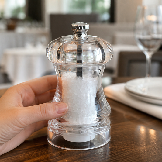 Commercial Acrylic Salt Mill 85mm clear kitchen equipment