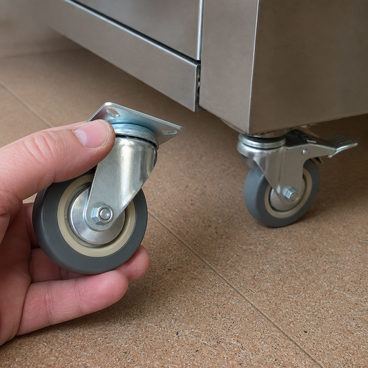 Commercial Replacement Castors Set of 4 for Catering Equipment