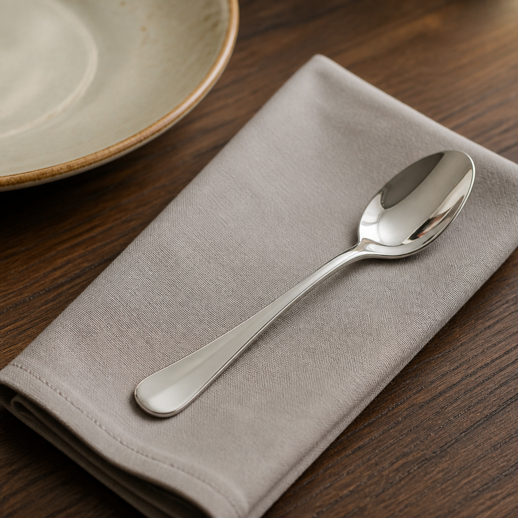Commercial stainless steel teaspoons 12 pack 135mm length