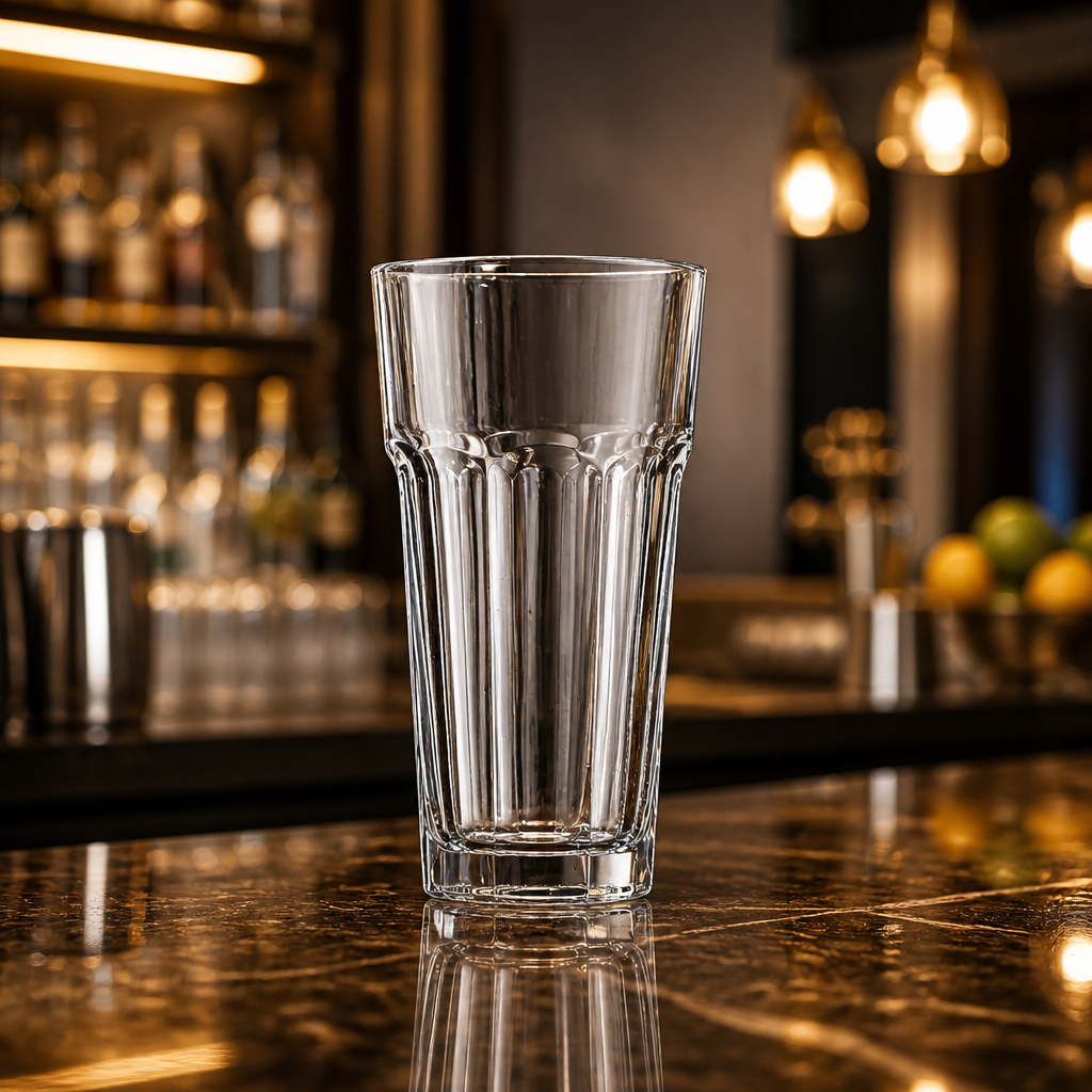 Commercial Hi Ball Glasses 370ml Clear Glass 48 Pack