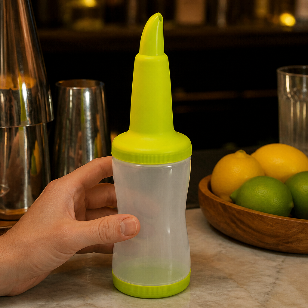 1.08Ltr Commercial Juice Pourer with Green Lid