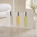 Frosted Presentation Tray for Hotel Toiletries - 2 Pack