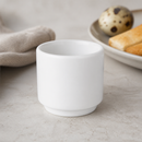 Commercial Footless Egg Cups 47mm - 12 Pack Durable Ceramic