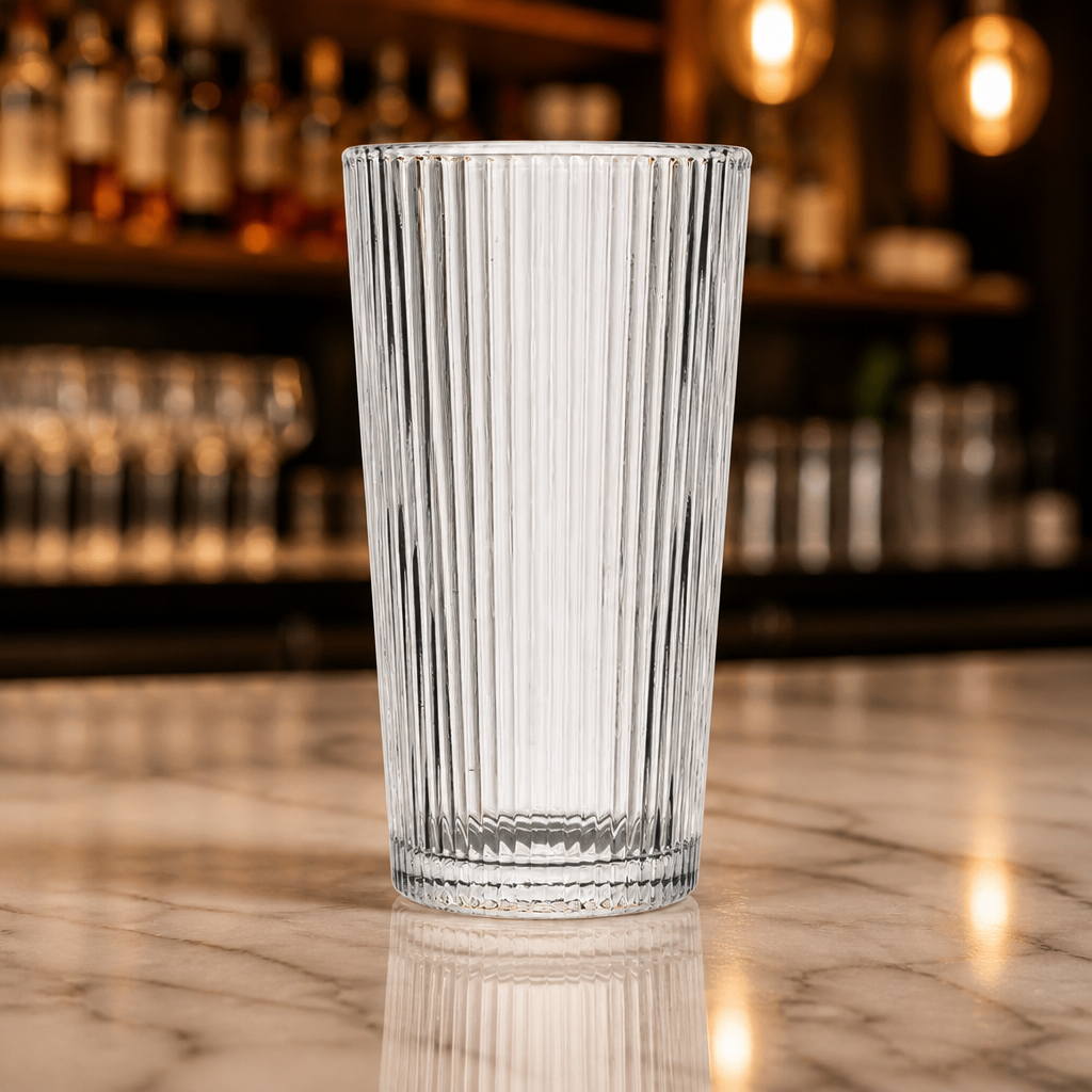 Commercial Hi Ball Tumblers 390ml Stackable Water Glasses 6 Pack