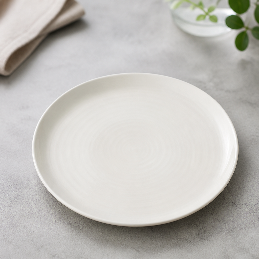 Commercial Natural Plates 260mm - 6 Pack Dishwasher Safe