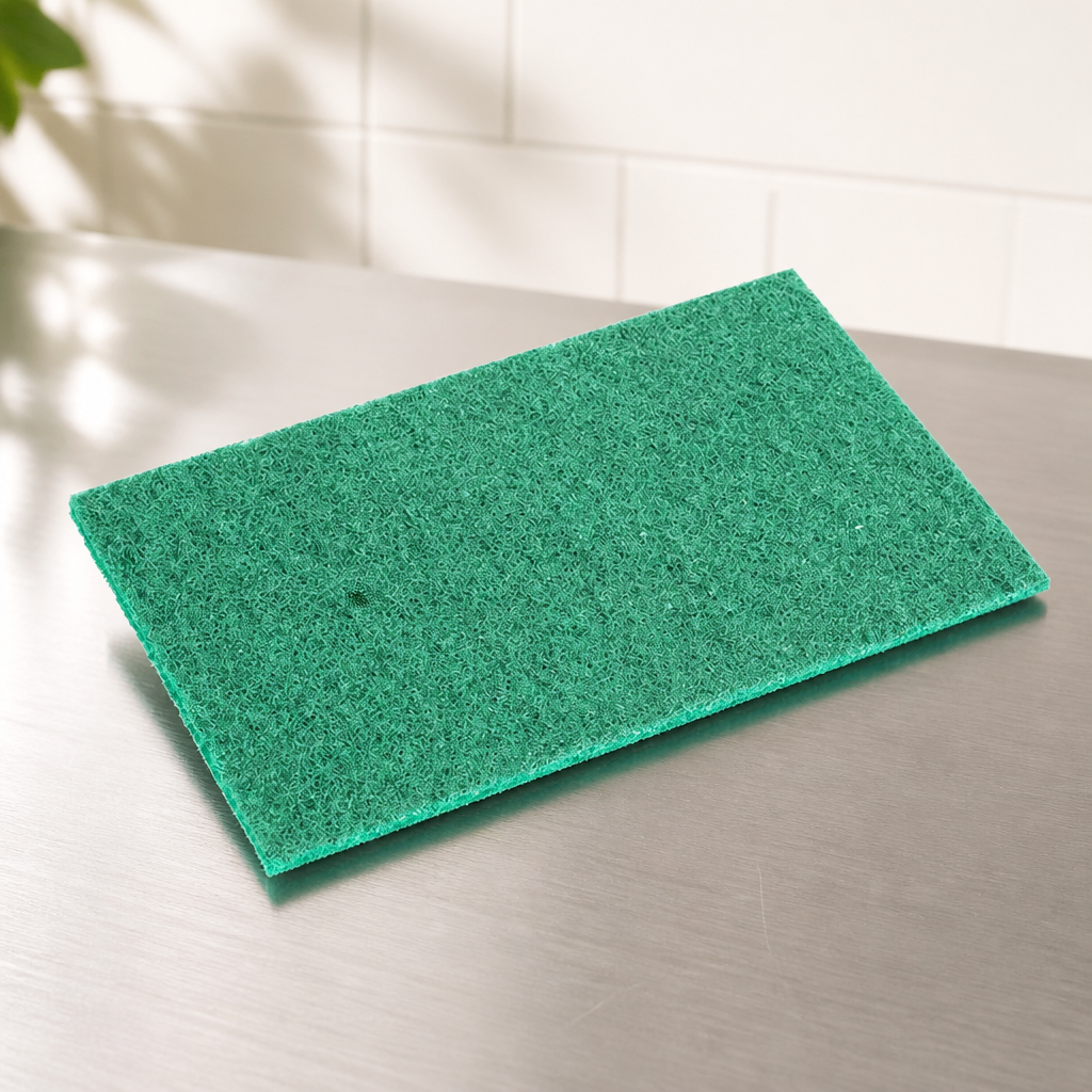 Pack of 10 Commercial 100% Recycled Scouring Pads 9x6"