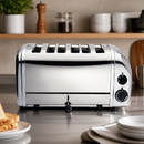 Commercial 6 Slot Bun Toaster for 115mm Diameter Buns