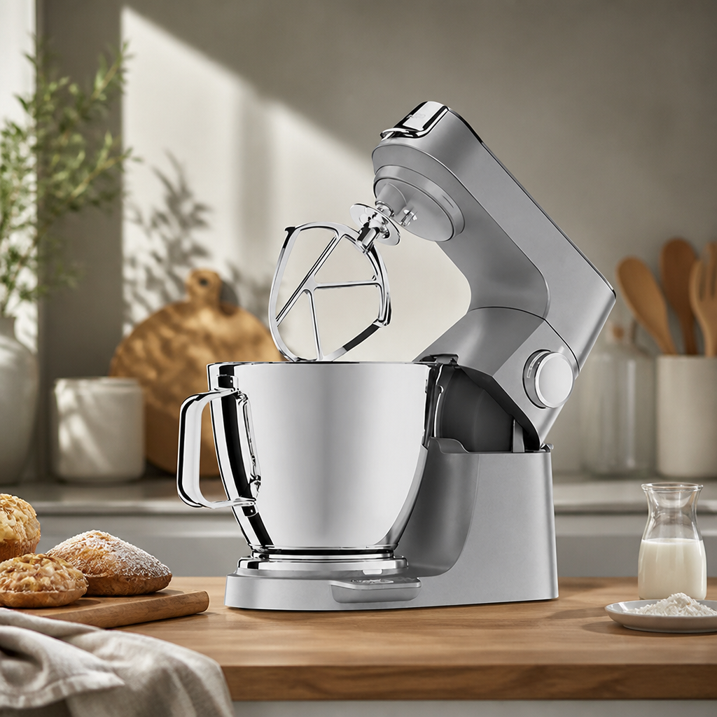 6.6L Commercial Countertop Mixer with 1400W Motor and Scales