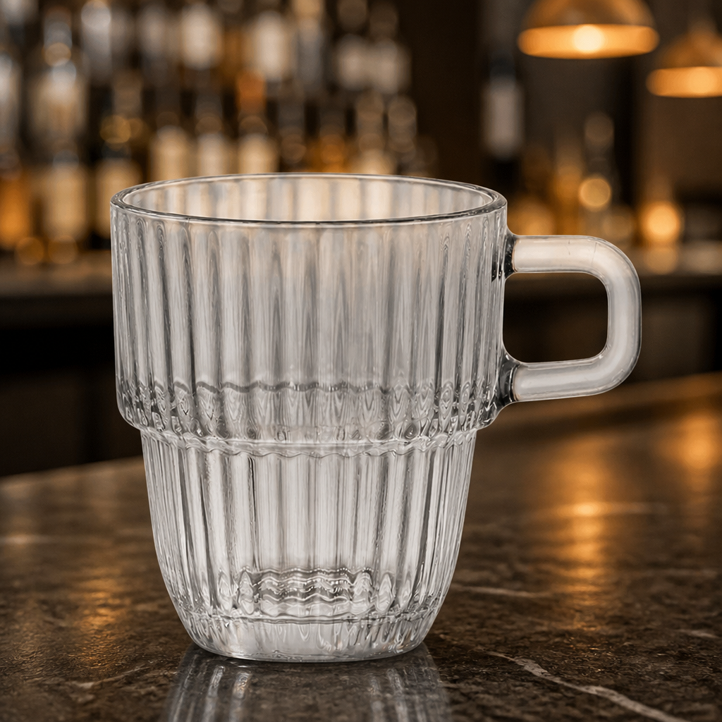 Commercial Espresso Cups 89ml stackable glasses for cafes