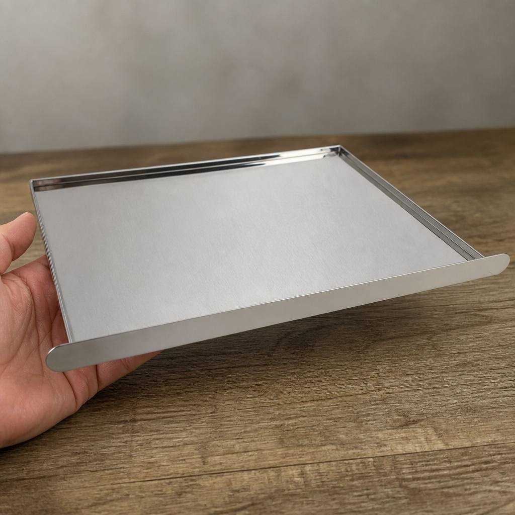 Commercial Stainless Steel Crumb Tray 380x200mm