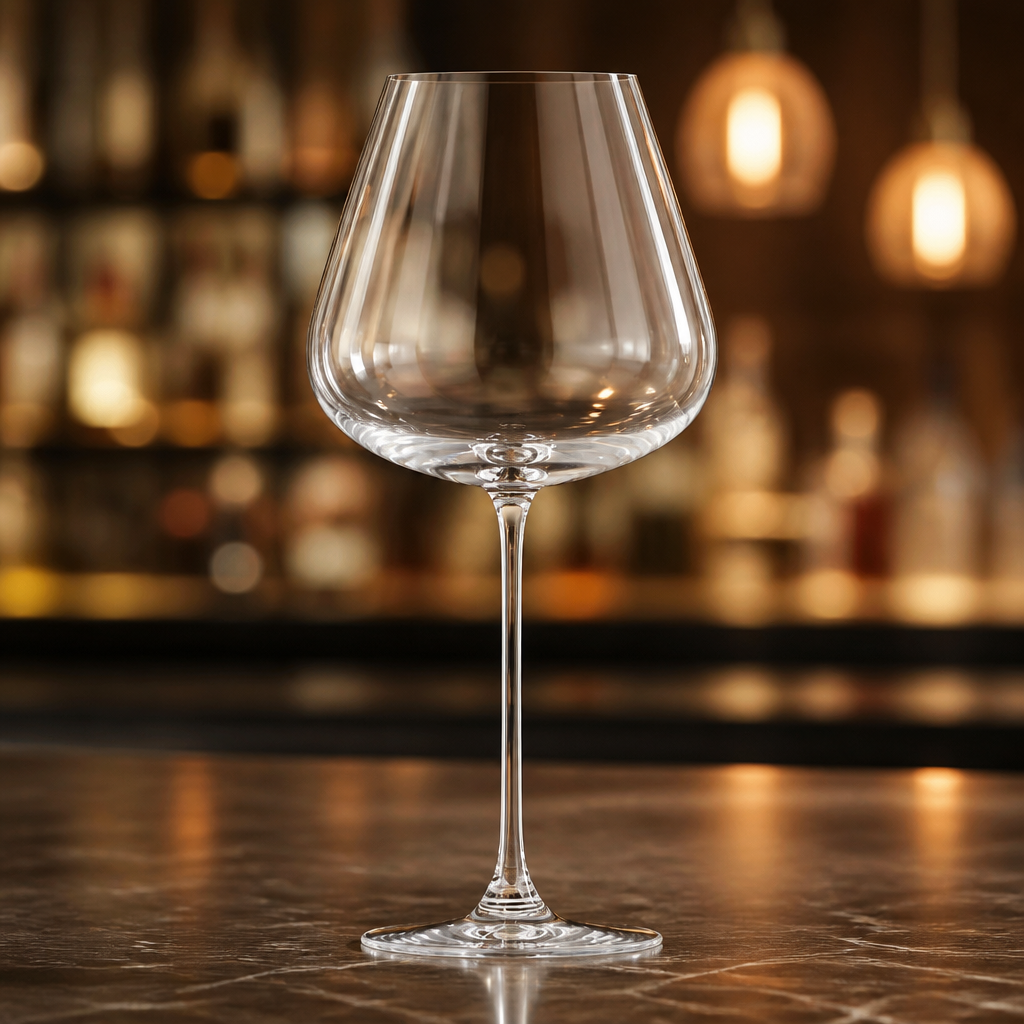Commercial red wine glasses 665ml 6 pack with elegant design
