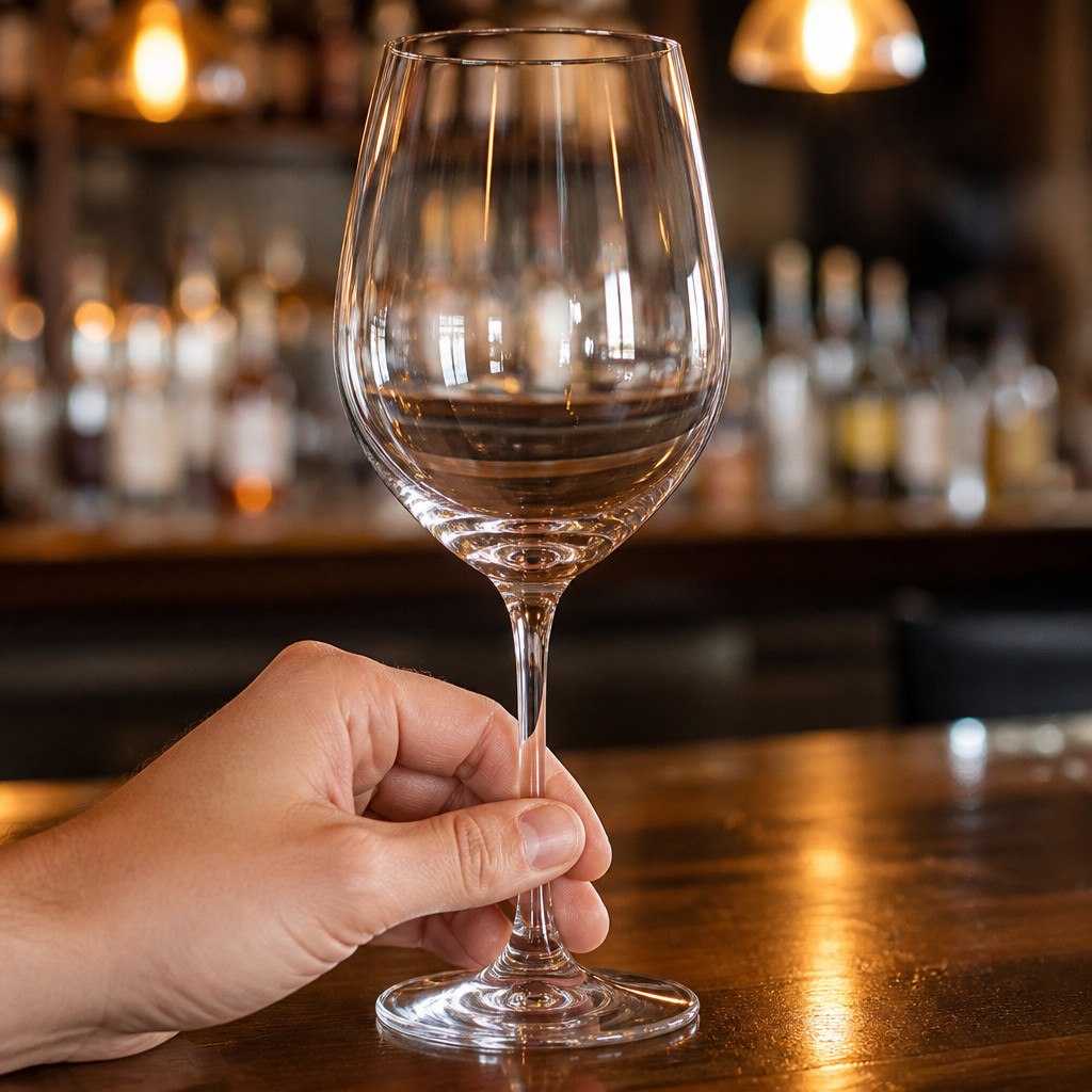 615ml Commercial Wine Glasses - 6 Pack Clear Glass Stemware