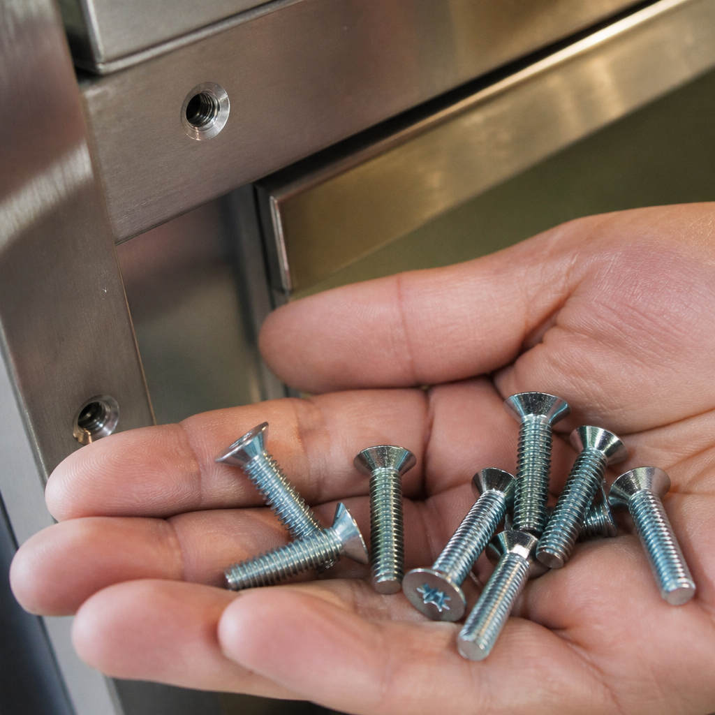 Hot Cupboard Parts Screws for commercial catering equipment