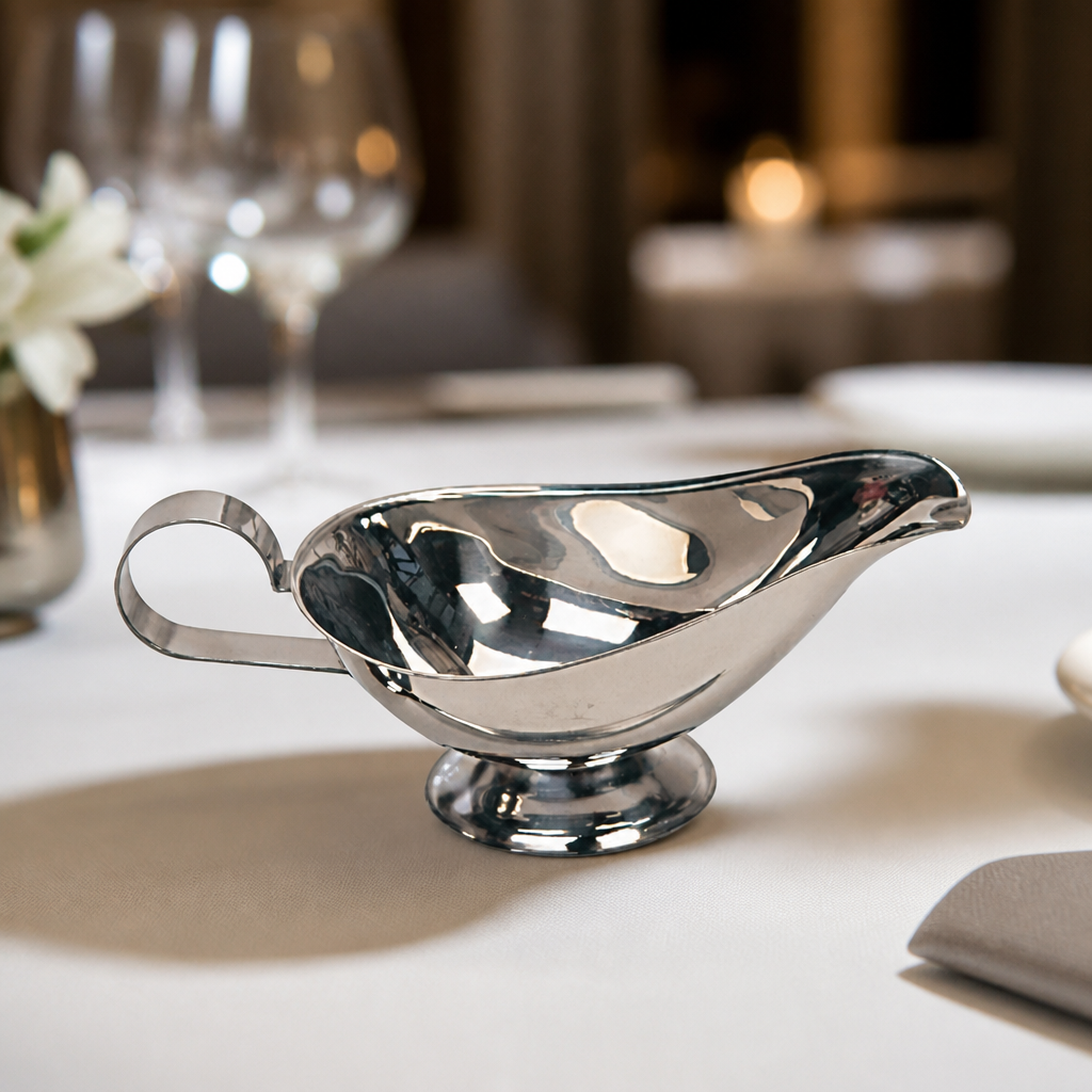 145ml stainless steel gravy boat for serving sauces